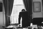 President John F. Kennedy in the Oval Office During the Steel Crisis - Oil Painting Reproduction On Canvas