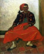 The Seated Zouave - Vincent Van Gogh Oil Painting