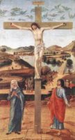 Crucifix - Giovanni Bellini Oil Painting