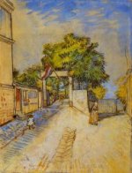 The Entrance of a Belvedere - Vincent Van Gogh oil painting