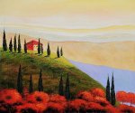 The Tuscan Sun - Oil Painting Reproduction On Canvas
