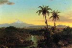 South American Landscape - Frederic Edwin Church Oil Painting