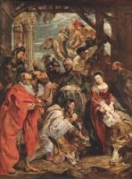 The Adoration of the Magi - Peter Paul Rubens Oil Painting