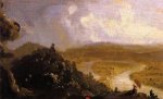 Sketch for 'The Oxbow' - Thomas Cole Oil Painting