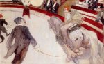At the Cirque Fernando: The Ringmaster - Henri De Toulouse-Lautrec Oil Painting