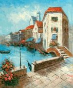 Venice at Daybreak - Oil Painting Reproduction On Canvas