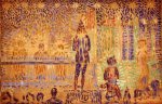 Study for 'Invitation to the Sideshow' - Georges Seurat Oil Painting
