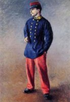 A Soldier - Gustave Caillebotte Oil Painting