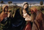 Santa Conversazione - Giovanni Bellini Oil Painting