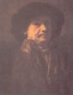 Self Portrait 12 - Rembrandt van Rijn Oil Painting