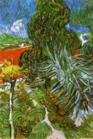 Doctor Gauchet's Garden in Auvers - Vincent Van Gogh Oil Painting