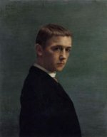 Self Portrait at 20 - Felix Vallotton Oil Painting