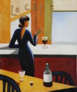 Le Cafe - Oil Painting Reproduction On Canvas