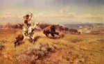 Horse of the Hunters - Charles Marion Russell Oil Painting