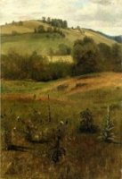 Green Mountains, Vermont - Albert Bierstadt Oil Painting