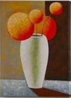 A Bottle of Red Fruit - Oil Painting Reproduction On Canvas