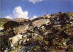 In the Alps - John Singer Sargent Oil Painting