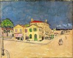 Vincent's House in Arles - Vincent Van Gogh oil painting