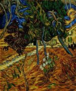 Trees in the Garden of St. Paul Hospital - Vincent Van Gogh Oil Painting