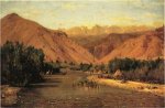 Indian Encampment on the Platte (II) - Thomas Worthington Whittredge Oil Painting
