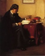 Portrait of Elbert Hubbard - William Merritt Chase Oil Painting