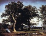 Landscape near Minden - Thomas Worthington Whittredge Oil Painting