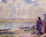 Banks of the Loing - Oil Painting Reproduction On Canvas