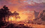 The Oregon Trail - Albert Bierstadt Oil Painting