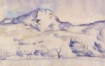 Mont Sainte-Victoire IX - Paul Cezanne Oil Painting