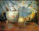 Still LIfe with Flowers - William Merritt Chase Oil Painting
