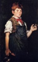 The Apprentice - William Merritt Chase Oil Painting Mary Cassatt Oil Painting