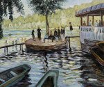 La Grenouillere (The Frog Pond) - Oil Painting Reproduction On Canvas