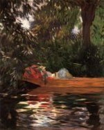 Under the Willows - Oil Painting Reproduction On Canvas