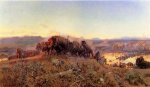 When the Land Belonged to God - Charles Marion Russell Oil Painting