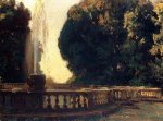 Villa Torlonia: Fountain - John Singer Sargent Oil Painting