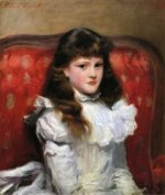 Miss Cara Burch - John Singer Sargent Oil Painting