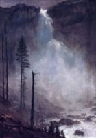 Nevada Falls - Albert Bierstadt Oil Painting