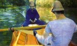 Boaters on the Yerres - Gustave Caillebotte Oil Painting