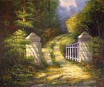 The Autumn Gate - Oil Painting Reproduction On Canvas