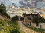 A Path in Louveciennes - Alfred Sisley Oil Painting