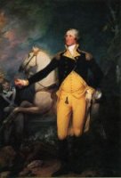 George Washington before the Battle of Trenton - John Trumbull Oil Painting