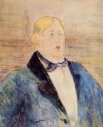 Oscar Wilde - Henri De Toulouse-Lautrec Oil Painting