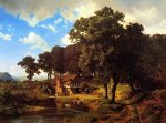 A Rustic Mill - Albert Bierstadt Oil Painting