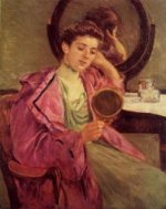 Woman at Her Toilette - Oil Painting Reproduction On Canvas