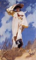 A Gust of Wind - Oil Painting Reproduction On Canvas