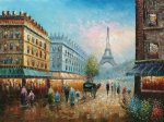 A Morning in Paris - Oil Painting Reproduction On Canvas