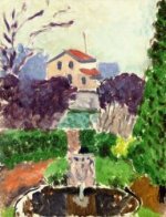The Artist's Garden at Issy-les-Moulineaux - Henri Matisse Oil Painting