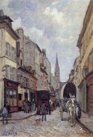 La Grand Rue, Argenteuil - Oil Painting Reproduction On Canvas