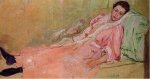 Lydia Reclining on a Divan - Oil Painting Reproduction On Canvas