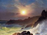 Coast Scene, Mount Desert - Frederic Edwin Church Oil Painting